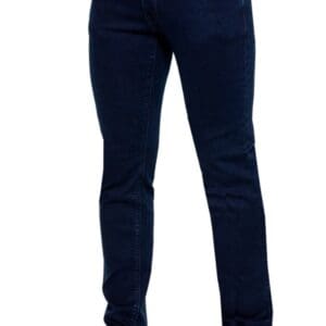 Eto Straight Fit Denim Jeans Navy