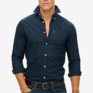 Superdry Classic Oxford Shirt | Eclipse Navy