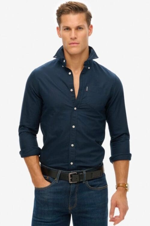 Superdry Classic Oxford Shirt | Eclipse Navy
