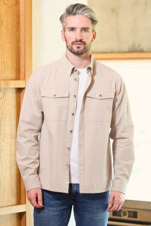 Kenrow Rowan Overshirt | Stone